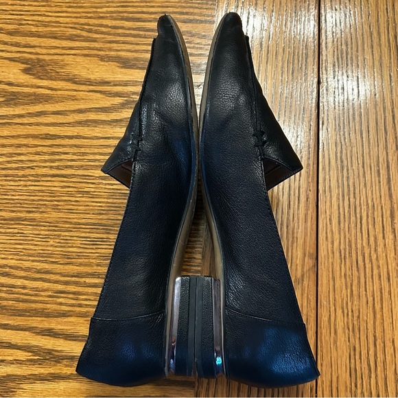 Franco Sarto Starland Black Leather Loafter Pointed Toe Size 10 - Picture 6 of 10